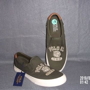 Brand new slide on polo shoes
